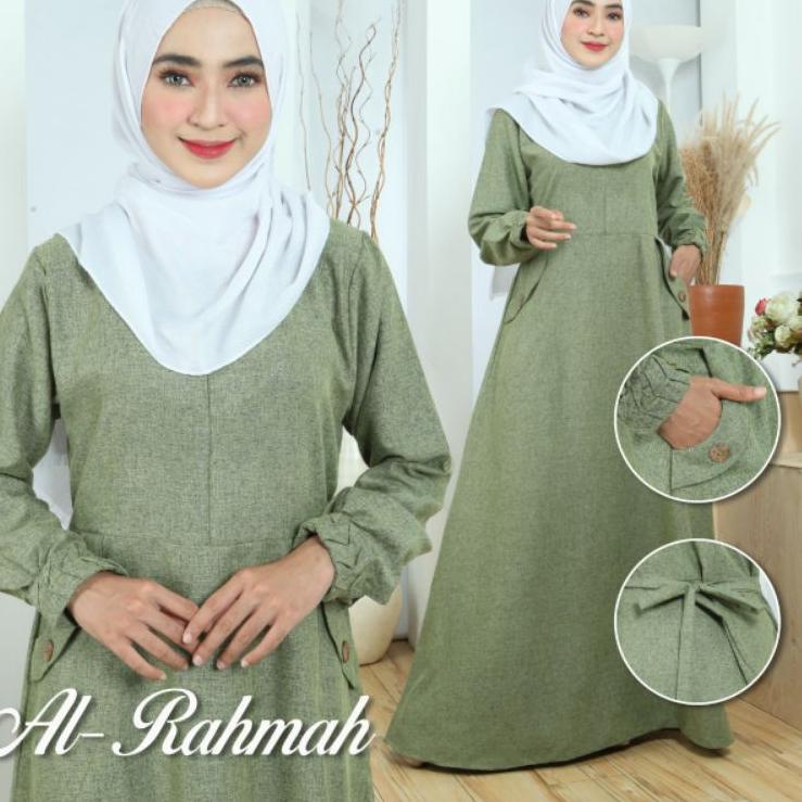 Booming GAMIS KATUN MADINA SYAR'I MODEL SAKU DEPAN (Shalimah)