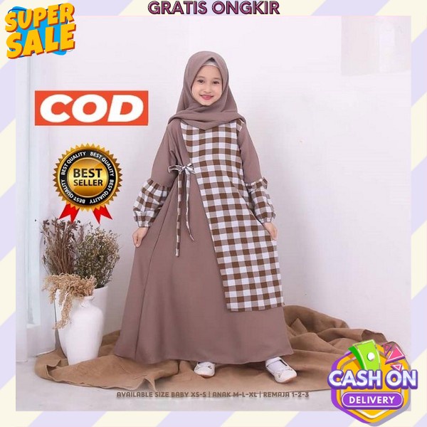 Baju Muslim Anak Gamis Muslim Anak Syari Tanggung Gamis Syari Anak Games Usia Remaja Tanggung Kekini