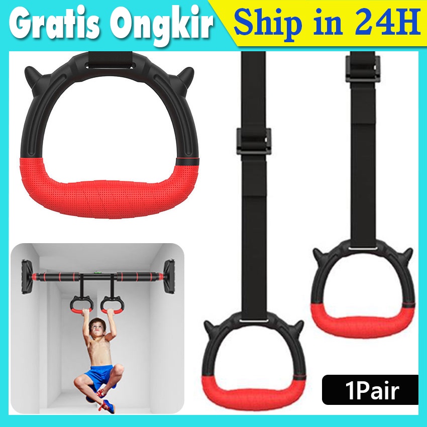 Jual Gym Ring Pull Up Bar Gymnastic Ring Crossfit Calisthenics