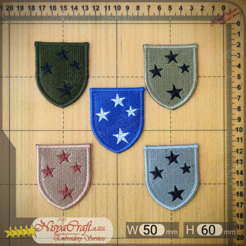 NCEP0101-0041 US ARMY 23rd Infantry Division | DIVISION | Shoulder Sleeve Insignia (SSI)  Patch Bord