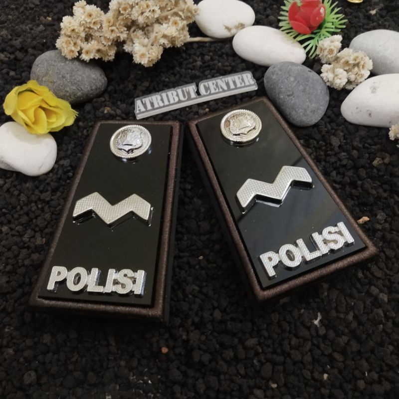 Pangkat Pdh Polisi Aipda Kain Akrilik