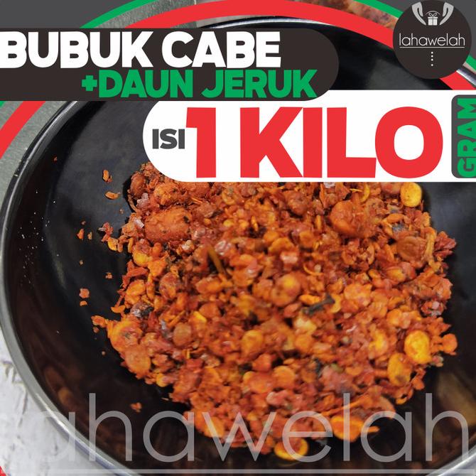 

&<&<&<&] [BISA COD] 1kg Cabe Bubuk Kasar DAUN JERUK