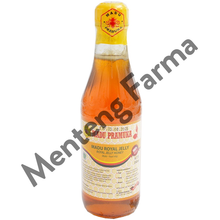 Madu Pramuka Royal Jelly 350 mL - Madu Alami + Royal Jelly