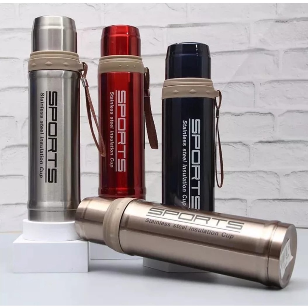 Termos-Tumbler SPORT SPORTS Vacuum Flask Cup Bahan Stainless Steel-TERMOS GLOSY SPORT 750ML / TERMOS AIR PANAS 750 ML