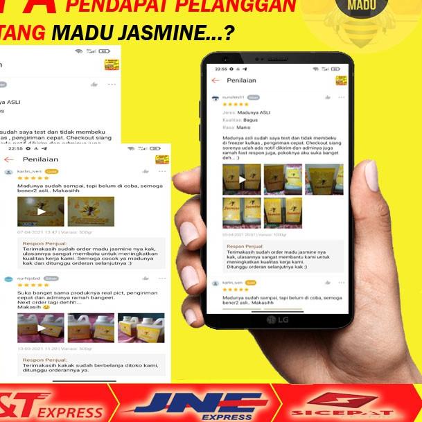 

Terbaru 10.10 Madu Murni Asli Hutan Sumbawa Nusantara 100% Multifora Raw Honey Sehat Jasmine 1kg 500gr 300gr !!!