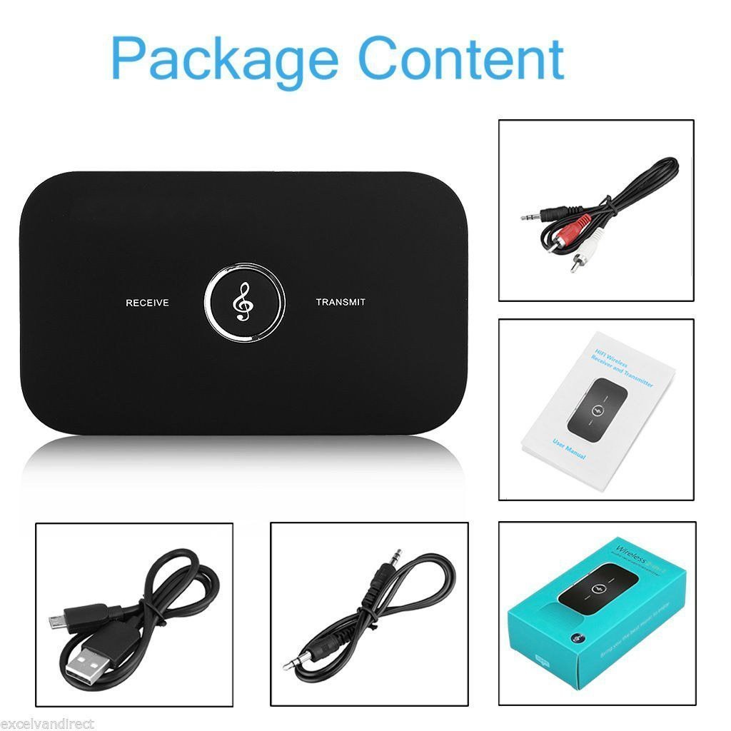 B6 2 in 1 Wireless Bluetooth Transmitter &amp; Receiver A2DP Audio Adapter AUX 3.5mm