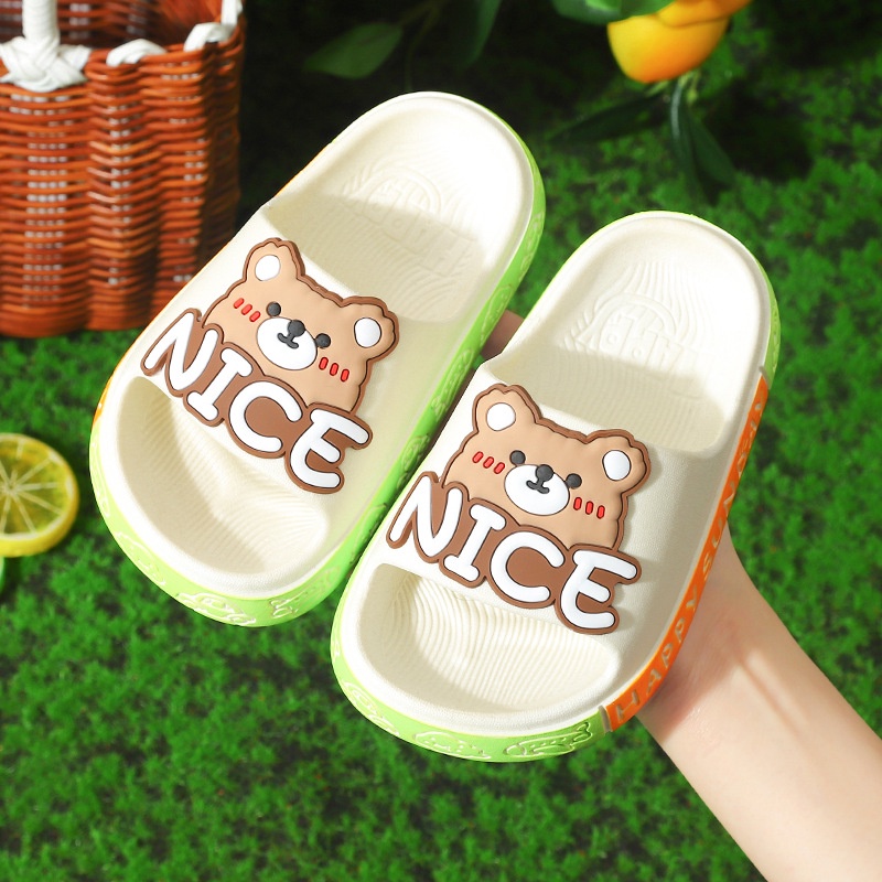 SA-U Sendal / Sandal Anak Eva Lembut Karakter Cute Animal NonSlip 0832