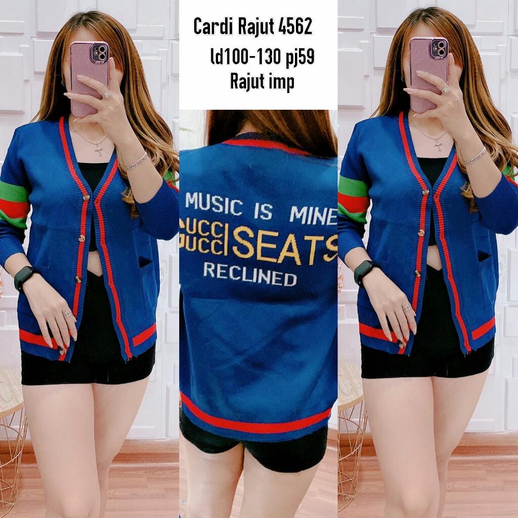 CARDIGAN RAJUT GUCCI PREMIUM TAG IMPORT 4562#