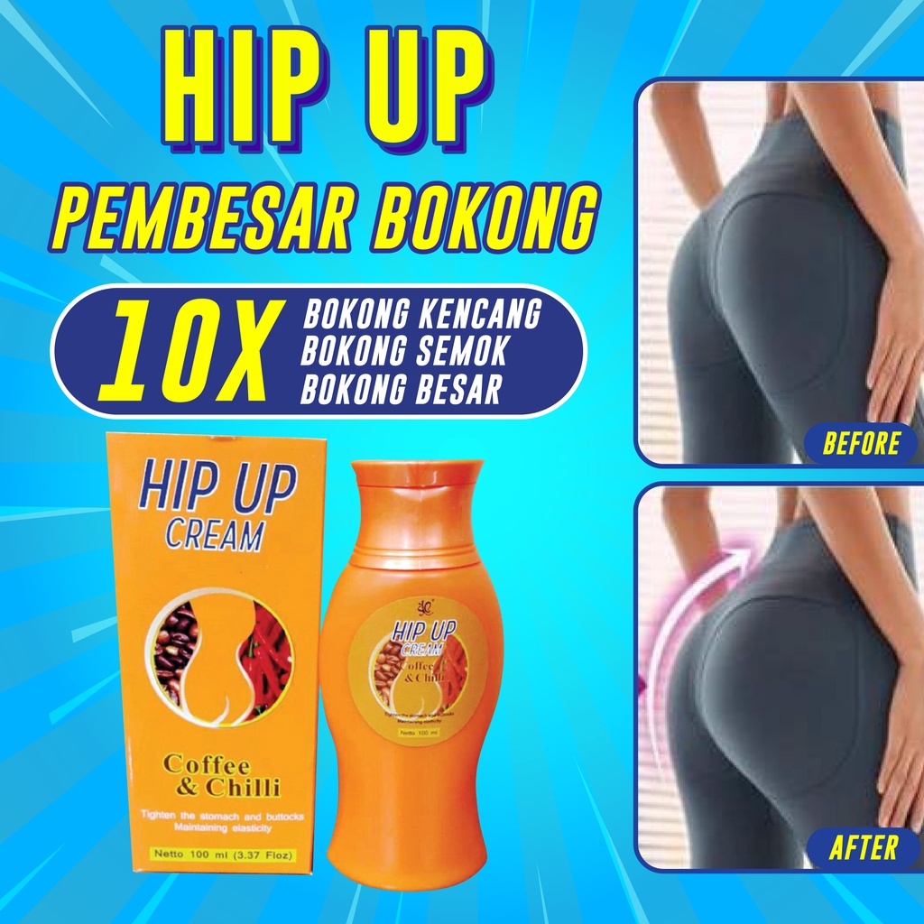 Pembesar Bokong Wanita Permanen HIP UP CREAM Pembesar Pantat / Bokong Ampuh Original BPOM By SYB