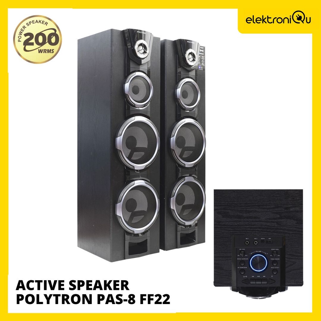 ACTIVE SPEAKER POLYTRON PAS-8 FF22 / ACTIVE SPEAKER POLYTRON PAS 8FF2