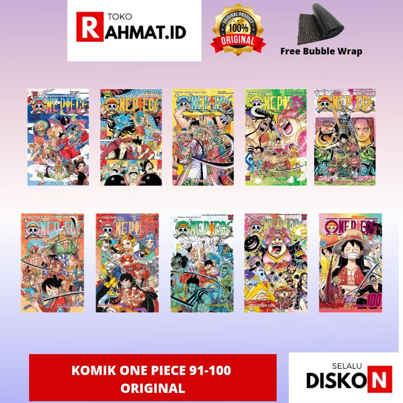 KOMIK ONE PIECE VOL VOLUME 91 92 93 94 95 96 97 98 99 100