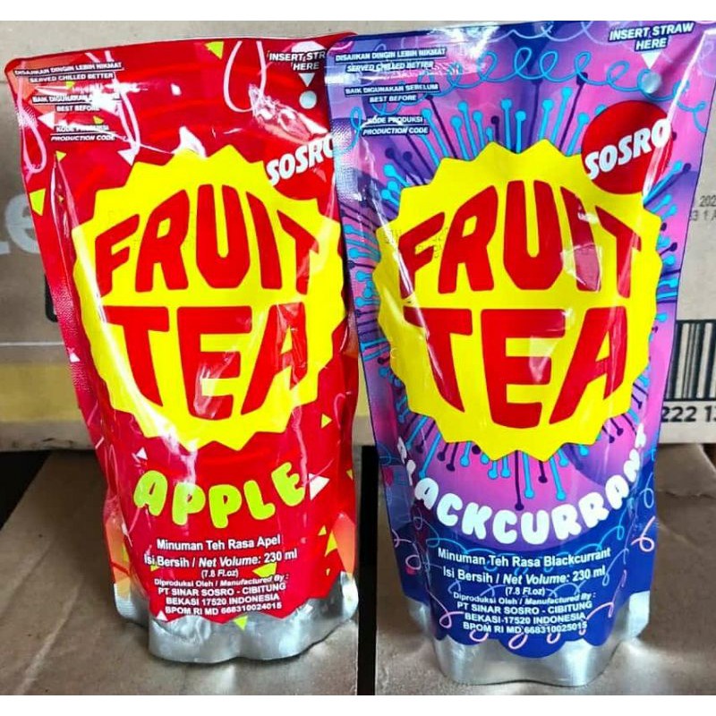 

Fruit Tea Sosro Pouch 230ml