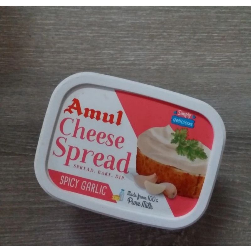 

Amul Cheese Keju Spread Spicy Garlic India Vegetarian Beyond