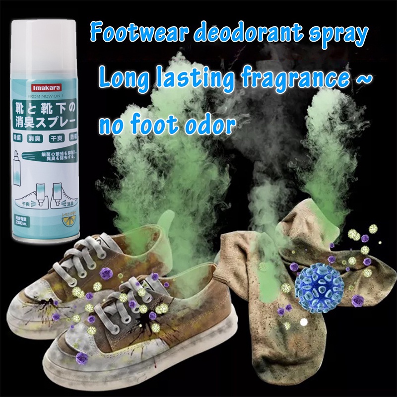 Parfume Spray Penghilang Bau Sepatu Anti Bakteri Parfum Sepatu Deodoran Kaus Kaki Sepatu