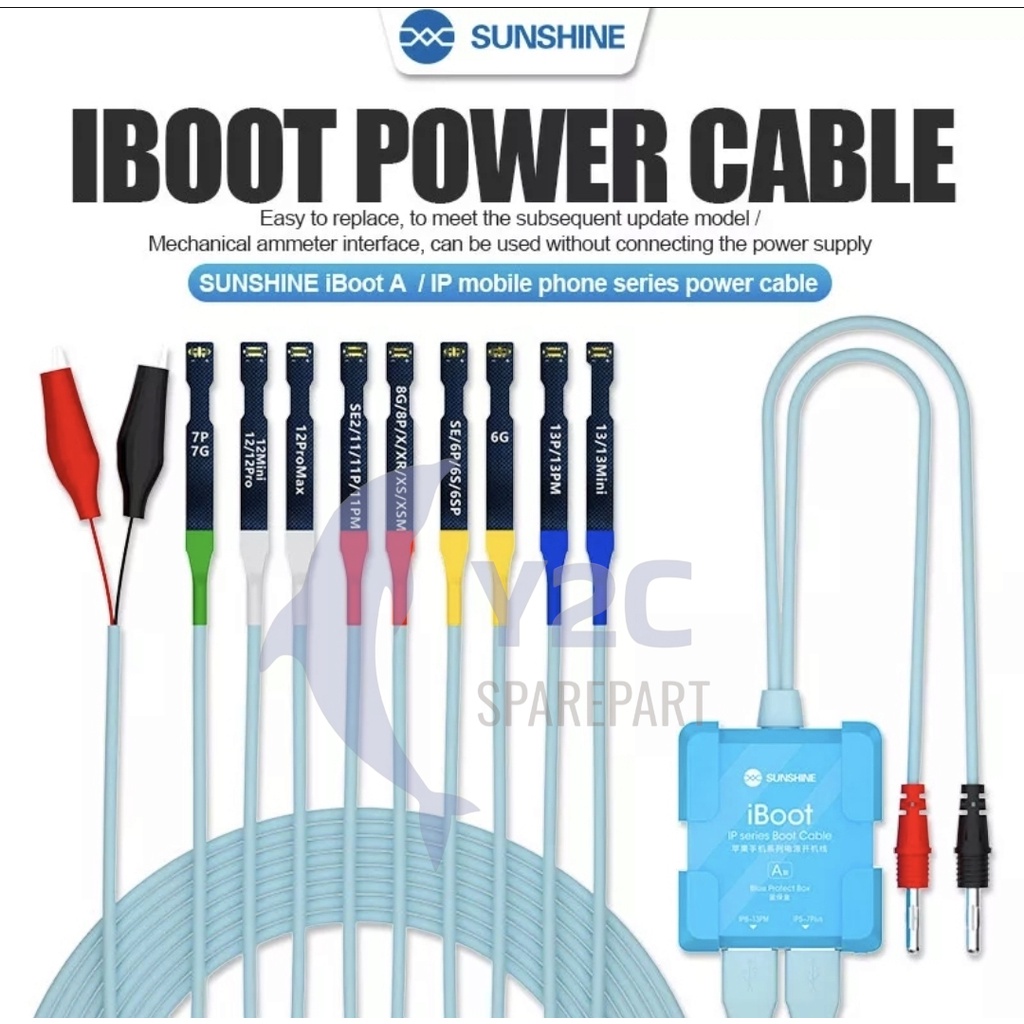 KABEL POWER SUPPLY IBOOT SUNSHINE 6G - 13 PRO MAX / ALAT SERVIS SERVICE HP