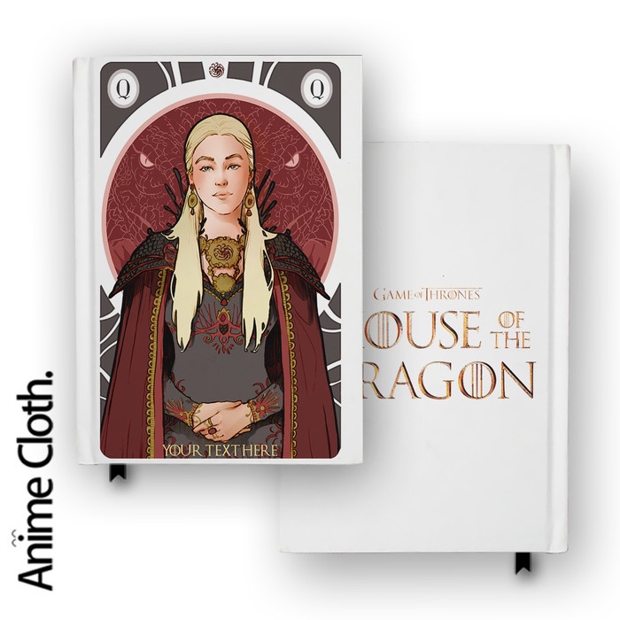 

Buku Catatan Notebook Rhaenyra Targaryen Custom Jurnal Diary Hardcover