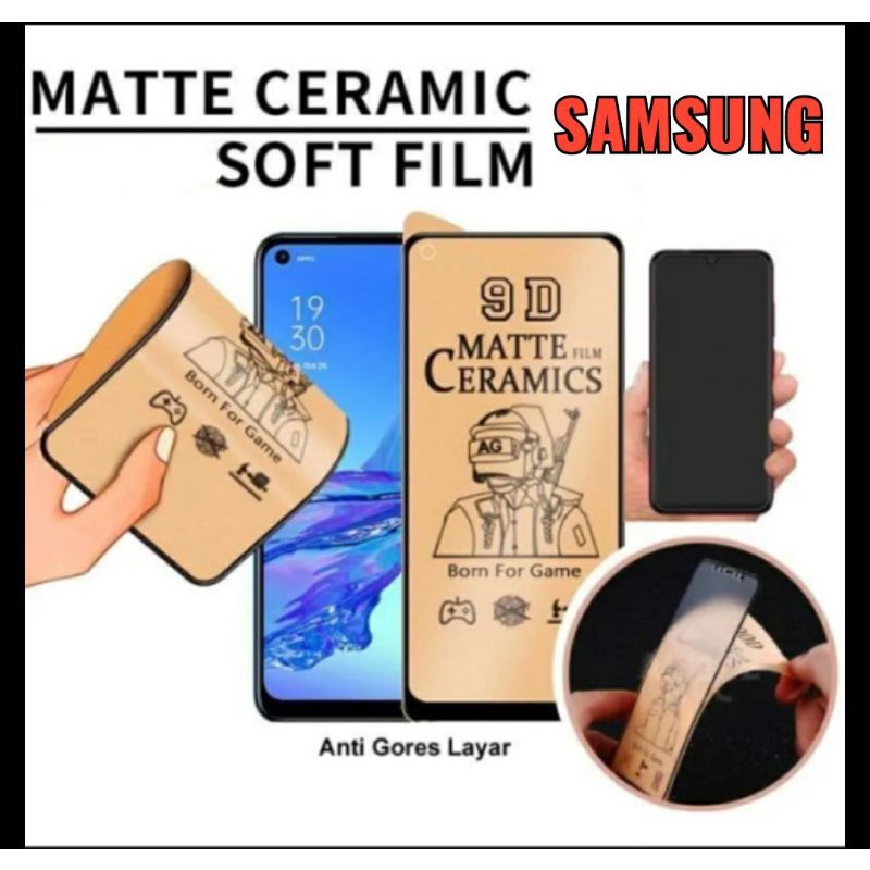 Tempered Glass Matte Film Ceramics Matte Ceramics Soft Film Realme All Tipe