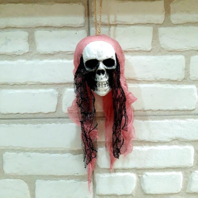 

BEST SELLER AKSESORIS NATAL GANTUNGAN TENGKORAK HALLOWEEN SKULL SERAM AKSESORIES HALLOWEEN PARTY ORIGINAL