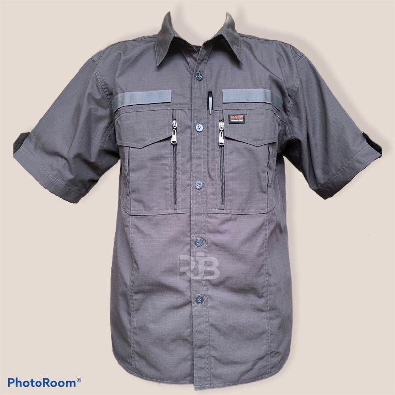 Kemeja tactical w tac lapangan kerja outdor lengan pendek