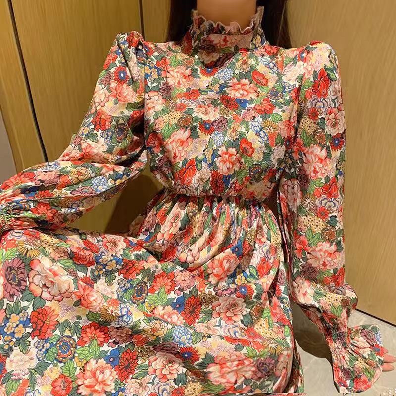 DRESS FULL BUNGA| BATIK DRESS M252