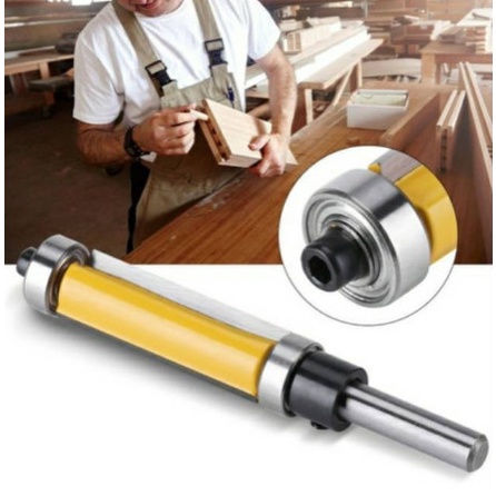 Mata Profil trim Router Bit Double Bearing as 1/4&quot; blade 38mm -2RB1