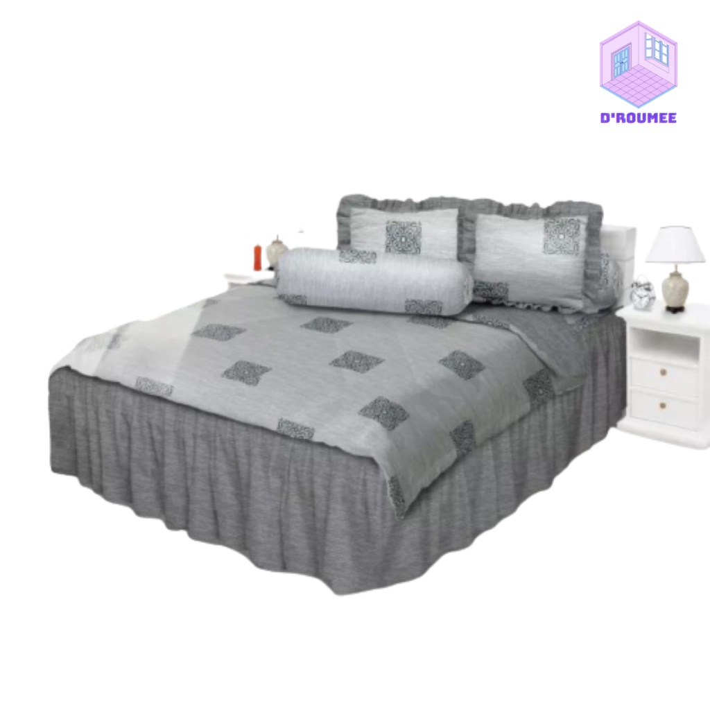 Sprei Rumbai All New My Love Magani Ukuran 160x200 Queen & 180x200 King Tinggi 30 Sprey Minimalis Se