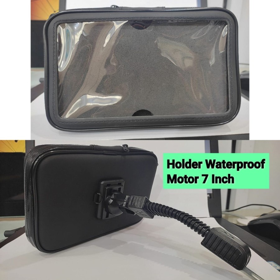 FG HOLDER MOTOR WATERPROOF HM-07 5.5INCH / HM-08 6.3 INCH / 7 INCHI WATERPROOF PHONE HOLDER HM07 HM0