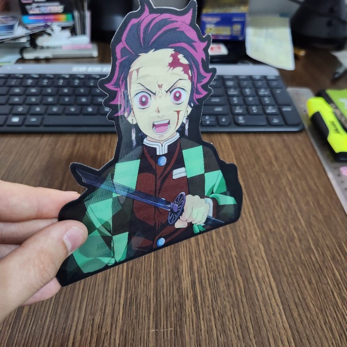 

STIKER 3D MOTION LENTICULAR ANIME - D0026 - Demon Slayer - Tanjiro