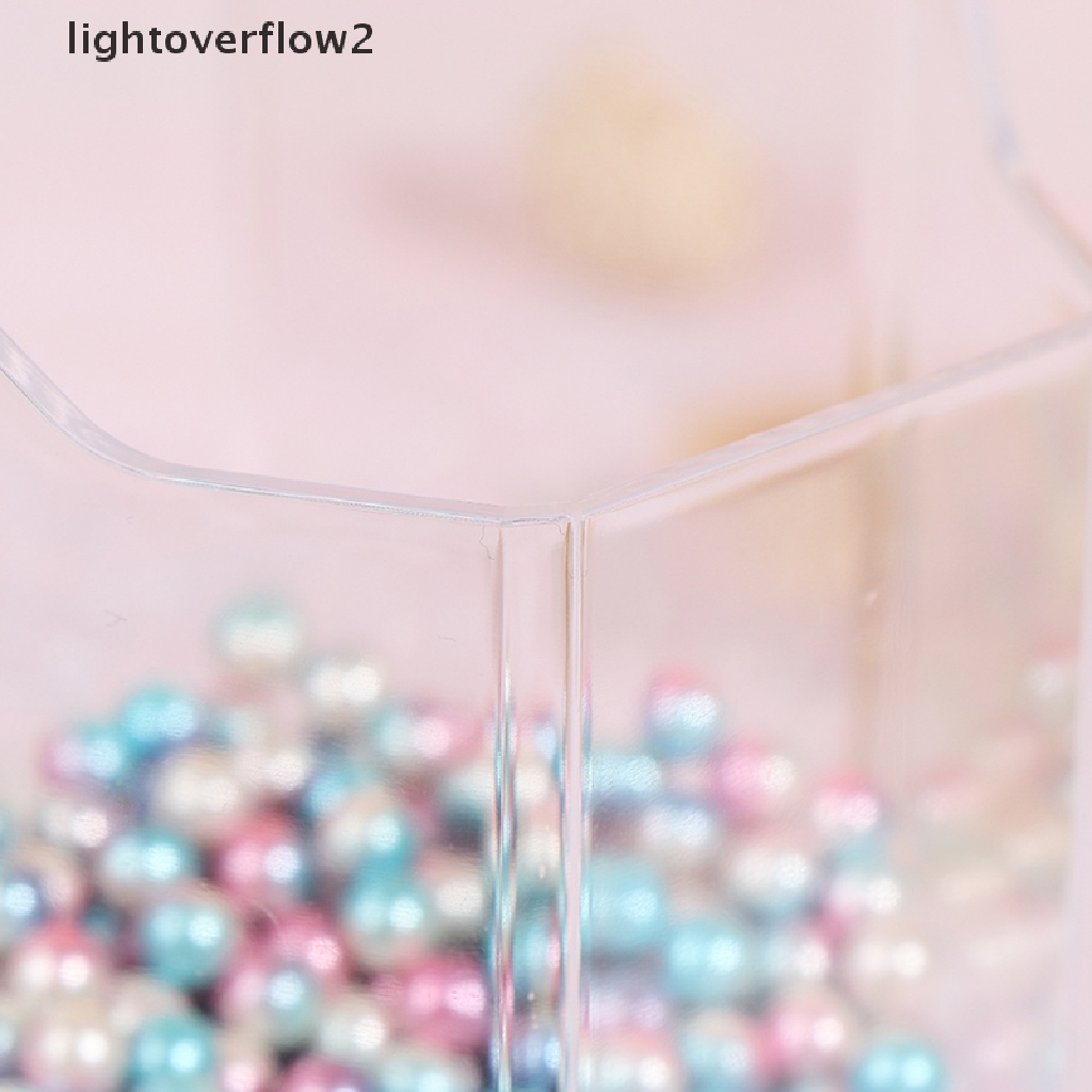 (lightoverflow2) Holder Brush Makeup Bahan Akrilik Transparan Anti Debu