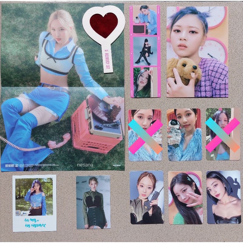 [WTT/WTS] Twice Between 1&2 Photocard, Polaroid, Poster, Film sticker(Nayeon, Jeongyeon, Sana, Jihyo