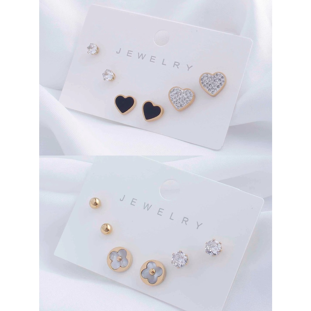 Anting Titanium Permata Perhiasan Fashion 1678/1416