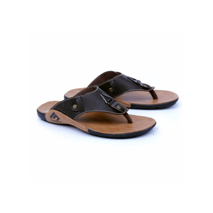 Sandal Flat Kulit Pria Garsel Shoes GSG 3429