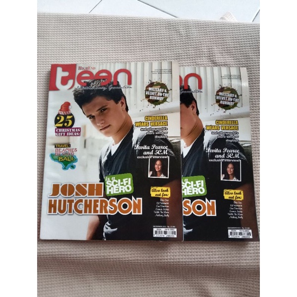 MAJALAH HIGHEND TEEN EDISI DESEMBER 2012 BYE COVER JOSH HUTCHERSON