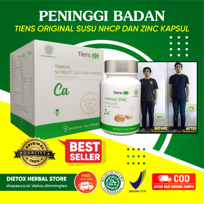 (TERLARIS) PENINGGI BADAN / PENINGGI BADAN TIENS / SUPLEMEN PENINGGI BADAN / PENINGGI DEWASA / paket