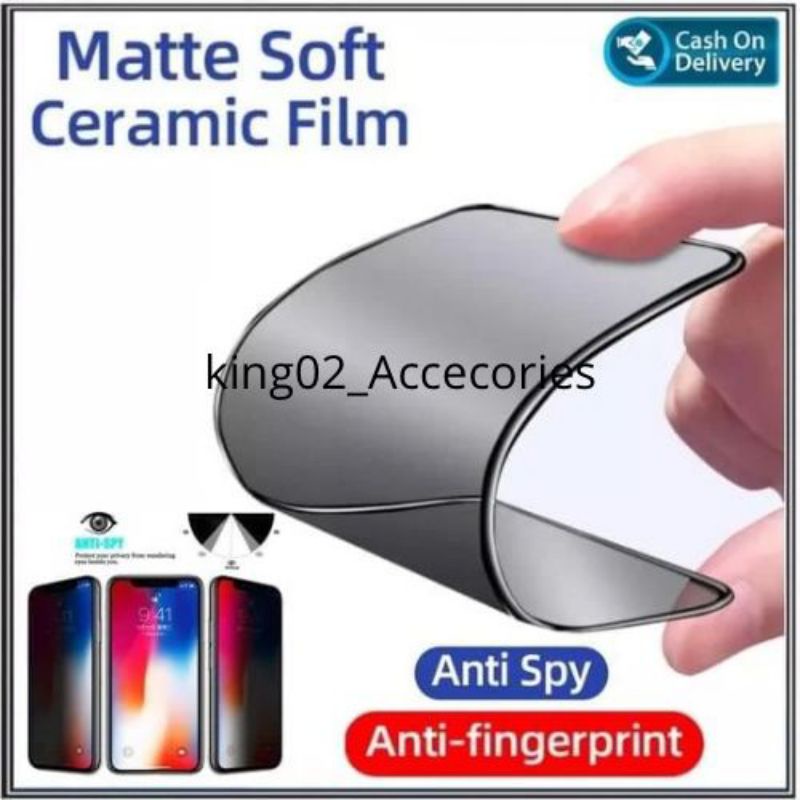 Anti Gores Keramik Anti Spy Matte Samsung A23 A22 A22 4g A23 4g A23 5g A22 5g A32 A32 4g A32 5g A52 A52s A52 5g A52s 5g A72 A72 5g A33 5g A73 5g A33 5g A10 A10s A20 A20s A30 A30s A50 A50s A70 A70s A80 A90 Anti Gores Anti Pecah Full Layar