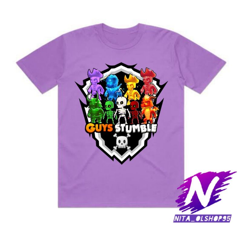 kaos anak stumble guys game mobile