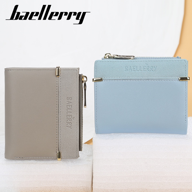 BAELLERRY DR033 Dompet Wanita Lipat Bahan Kulit PU Leather Premium WATCHKITE WKOS