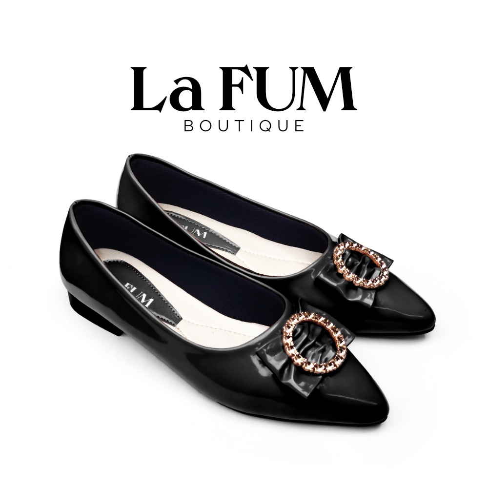 Sepatu pansus wanita Casual pantofel kerja New Arrival - Jazlyn by La FUM