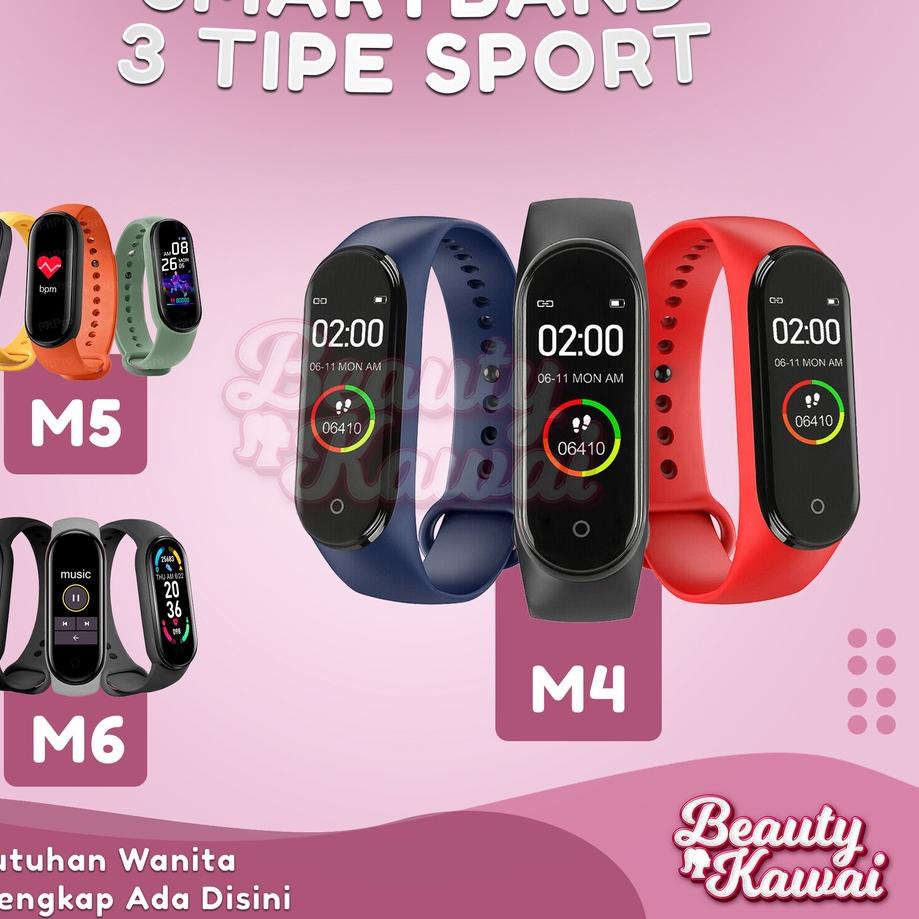 ➺➩⋆❀ Aksesoris Jam Tangan M4 Bracelet M5 M6 Smartband Pria Wanita Trendy Bestseller