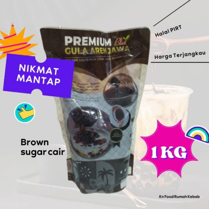 

Brown Sugar Cair 1kg / Brown Sugar/ Gula Merah Cair
