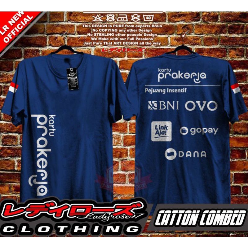 KAOS KARTU PRAKERJA  TERVIRAL