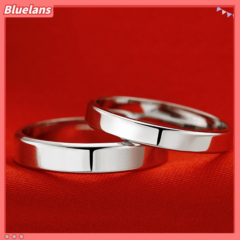 Bluelans Cincin Pria Dan Wanita Model Minimalis Untuk Pesta Pernikahan