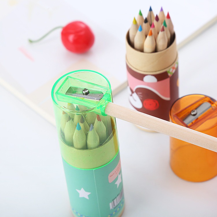 

Gannise 12pcs Pensil Warna Dan Peraut Set GN-ST0055