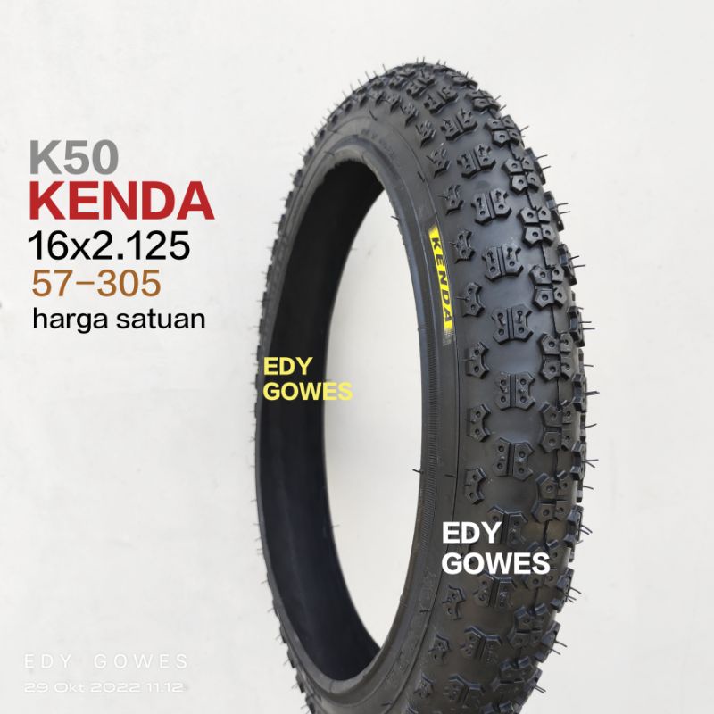 ban luar kenda 16 x 2.125 ban luar kenda 16x2.125 ban luar sepeda anak bmx 16