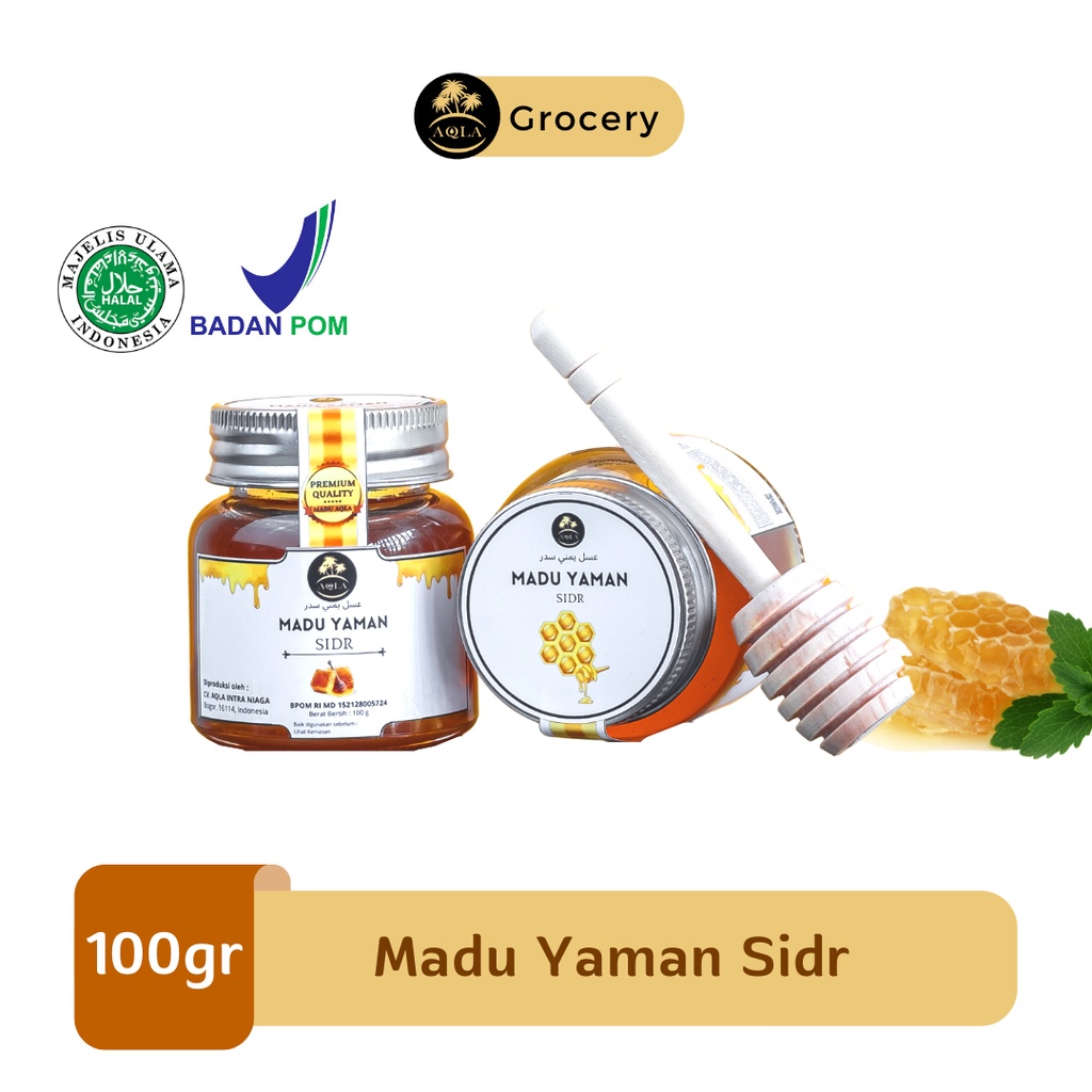 

MADU YAMAN SIDR FAKHIR PREMIUM GRADE A - ISI 100GR MADU SIDR