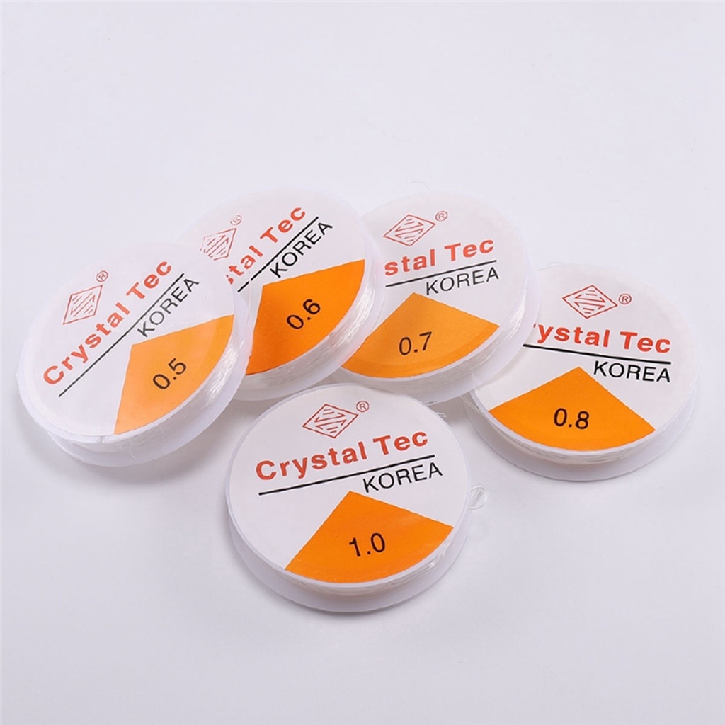 Senar Elastis Buat Gelang / Benang Karet / Senar Crystal Tec