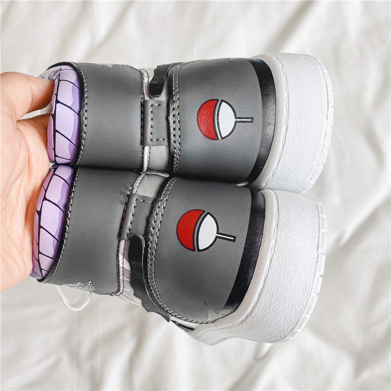 Anime Naruto Klasik Modern Sepatu Pria Jogging Sneaker Tinggi Uchiha Sasuke Cosplay Sports Lentur Cowok Dewasa Keren 214