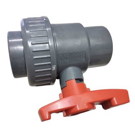 Ball Valve Balvalve + Watermur Water Mur PVC Polos 1 1/4&quot; Inch Mdl Onda/BALVALEP PVC WATERMOOR/BALL VALVE WATER MOOR/KATUP BOLA BRAS/STOP KRAN KERAN AIR