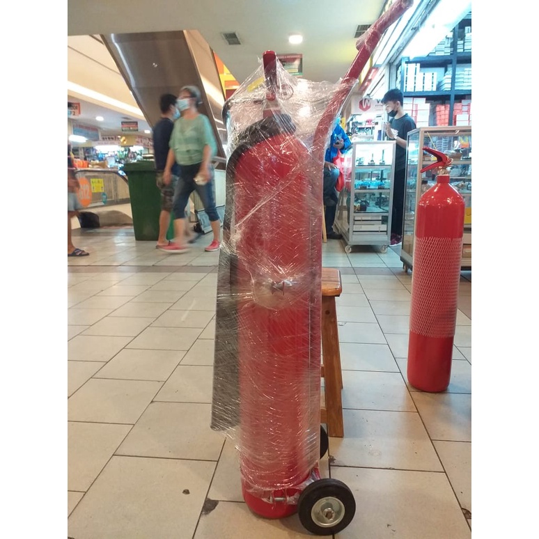 Trolley co2 6.8kg / troli untuk apar co2 6.8 kg