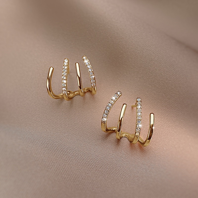 Anting E356 anting Eropa dan Amerika berlebihan anting aksesoris fashion lingkaran besar